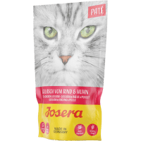 Konservi kaķiem – Josera Pate Gulasch vom Rind mit Huhn, 85 g