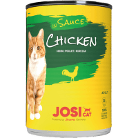 Konservi kaķiem – JosiCat Chicken in sauce, 415 g