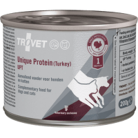 Veterinārie konservi kaķiem un suņiem – Trovet UPT Unique Protein Turkey, 200 g