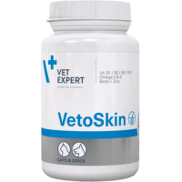 Papildbarība dzīvniekiem – VetExpert VetoSkin, 90 gab.
