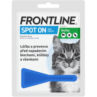 Капли от блох и клещей для кошек – Frontline Cat, 1 пипетка, безрецептурный препарат, reģ. NR - VA - 072463/3
