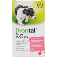 Prettārpu zāles kucēniem – Drontal Puppy Suspensija, 50 ml