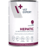 Veterinārie konservi suņiem – VetExpert 4T VD HEPATIC, 400 g
