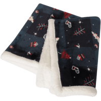 Deka Christmas super soft pre psov Camon tmavá 120 x 130 cm