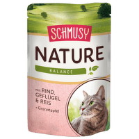 Kapsička SCHMUSY NATURE hovězí + drůbež ve šťávě 100g