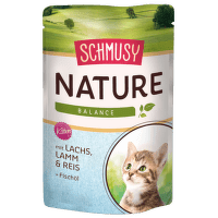 Консервы для котят - Schmusy Nature`Menu Junior Salmon, Lamb and Rice, 100 г