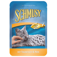 Kapsička SCHMUSY Fish tuňák + rýže v želé 100g