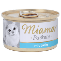 Konservi kaķiem - Miamor Pastete Salmon, 85g
