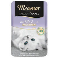 Miamor Ragout Royale kapsička kitten hovädzie v želé 100 g