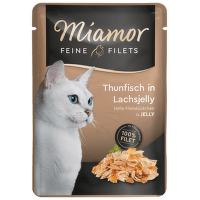 Консервы для кошек – Miamor Feine Filet tuna in salmon jelly, 100 г