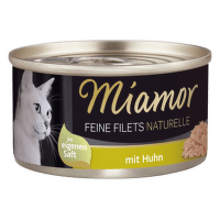 Konservi kaķiem – Miamor Filet Naturelle Chicken, 80 g