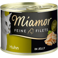 Konservi kaķiem – Miamor Filet ar vistu, 185 g