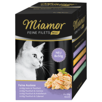 Konservi kaķiem – Miamor Feine Filets Multibox Feine Auslese, 8 x 50 g