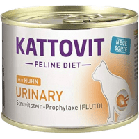 Ветеринарные консервы для кошек – Kattovit, Can Urinary Chicken, 185 г