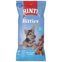 Rinti Extra Bitties Puppy Sticks  kura a hovädzie 75 g