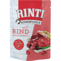 Konservi suņiem – Rinti Kennerfleisch Pouch Beef, 400 g