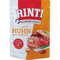 Konservi suņiem – Rinti Kennerfleisch Pouch Chicken, 400 g