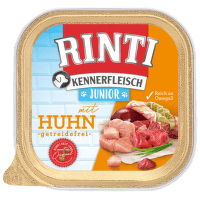 Консервы для щенков – Rinti Kennerfleisch Junior Chicken, 300 г