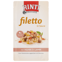 Консервы для собак - Rinti Filetto in Sauce Chicken&Lamb 125g