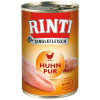 Konservi suņiem – Rinti Singlefleisch ar vistas gaļu, 400 g