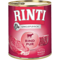 Консервы для собак – Rinti Singlefleisch Rind Pur, 800 г