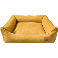 Kožený pelech RedAnt Deluxe L žltý