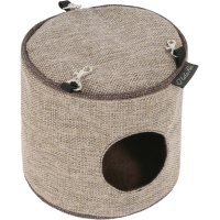 Závěsný domeček Luxury 15x15cm sv. hnědá