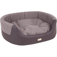 Guļvieta suņiem – AmiPlay Ellipse bedding 2in1 Morgan, S 54 x 45 x 16 cm, brown
