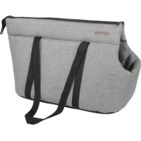 Transportēšanas soma dzīvniekiem – AmiPlay Pet Carrier Bag Palermo (S), Light Gray, 35 x 21 x 24 cm