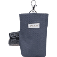 Somiņa atkritumu maisiņiem – AmiPlay Waste Bags Dispenser Samba, Grey