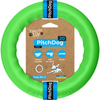 Pitch Dog Hračka zelená- kruh 20 