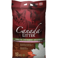 Cementējošās smiltis kaķu tualetei – Canada Litter Lavender, 18 kg