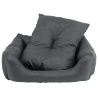 Guļvieta suņiem - Dog Fantasy DeLuxe Basic Sofa, 83*70*20 cm, krāsa - pelēka 