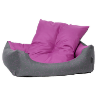 Спальное место для собак - Dog Fantasy DeLuxe Sofa, 75x65x19 cм, pink