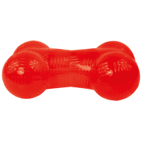 Rotaļlieta suņiem – DogFantasy Good's Rubber Strong toy bone, 16,5 cm, red