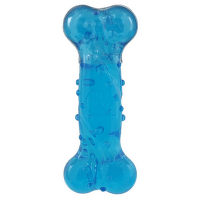Dog Fantasy Strong kosť s vôňou slaniny modrá 12,5cm