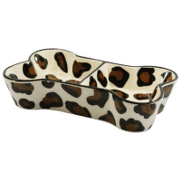 Dvojmiska DOG FANTASY keramická tvar kosti 25cm