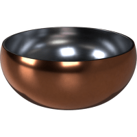Miska Dog Fantasy s dvojitou stenou rosegold 12cm 376ml