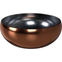 Miska Dog Fantasy s dvojitou stenou rosegold 16cm 800ml