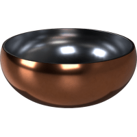 Miska Dog Fantasy s dvojitou stenou rosegold 18cm 1200ml