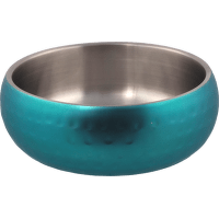 Miska Dog Fantasy s dvojitou stěnou tyrkysová 12cm 376ml