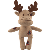 Hračka Dog Fantasy Winter Tale pískajúci sob z juty 30cm