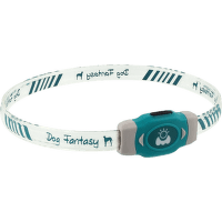 Obojok Dog Fantasy LED svietiaci rôznofarebný M 50cm