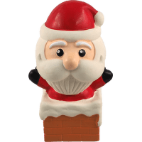 Hračka pro psy Dog Fantasy Winter Tale Santa latexový pískací 12 cm