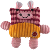 Hračka pro psy Dog Fantasy Cuties kráva růžová 12,5 cm