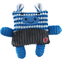 Hračka pro psy Dog Fantasy Cuties čtvercová kráva modrá 17,5 cm