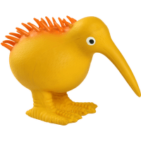 Hračka Kiwi Walker latex kiwi pískací oranžová 13,5cm