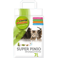 Древесный наполнитель для кошачьего туалета – Super Pinio Kruszon Natural 7 л