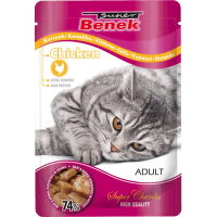 Konservi kaķiem – Super Benek Pouches Chicken, 100 g