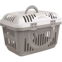 Transportēšanas konteineris dzīvniekiem – Rocket pet carrier with top opening, grey, 49 x 33 x 33 cm